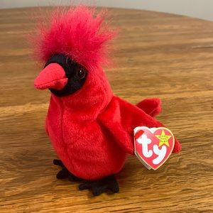 Mac Ty Beanie Baby, Red Cardinal, June 1998